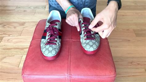 how to lace your gucci sneakers|green Gucci sneakers with jewels.